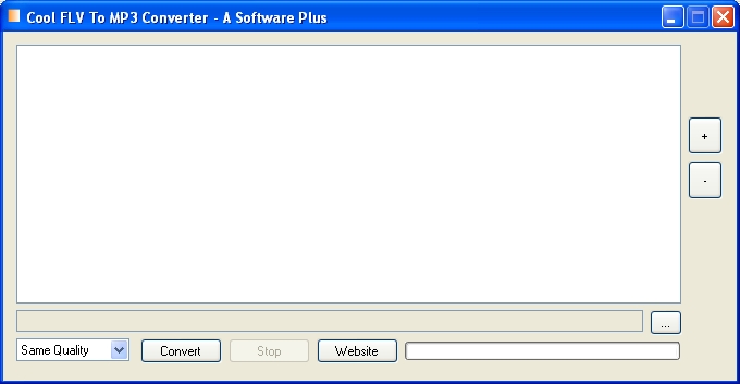 Cool FLV To MP3 Converter 1.0.1 screenshot